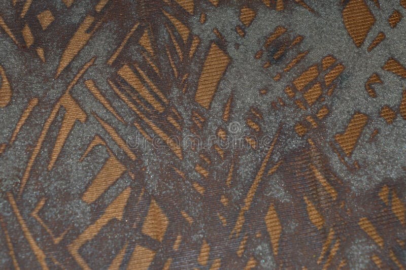 A Copper Colored Fabric Design Stock Photo Image of design, fabric