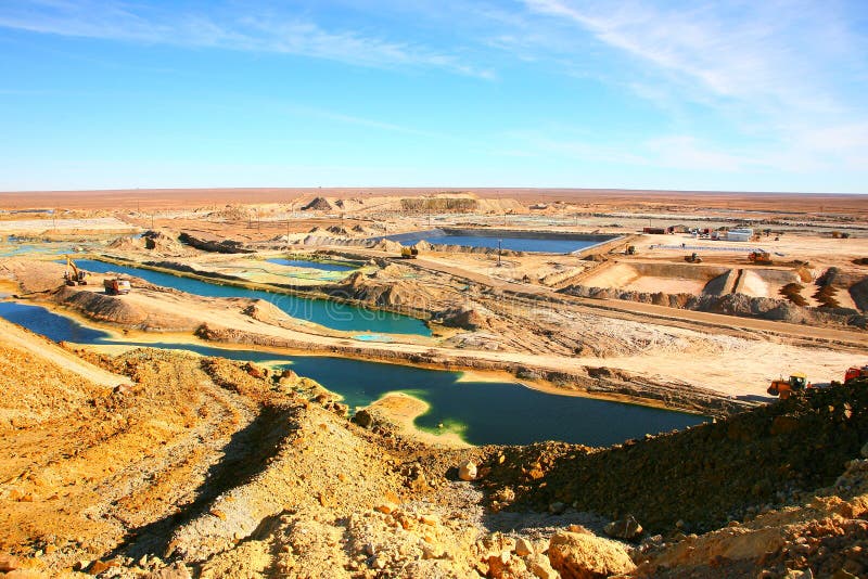 Copper extraction stock photo. Image of mineral, gravel 16934164