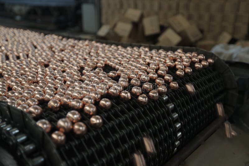 Copper Ball, Copper Column, Copper Bead Processing and Production Stock