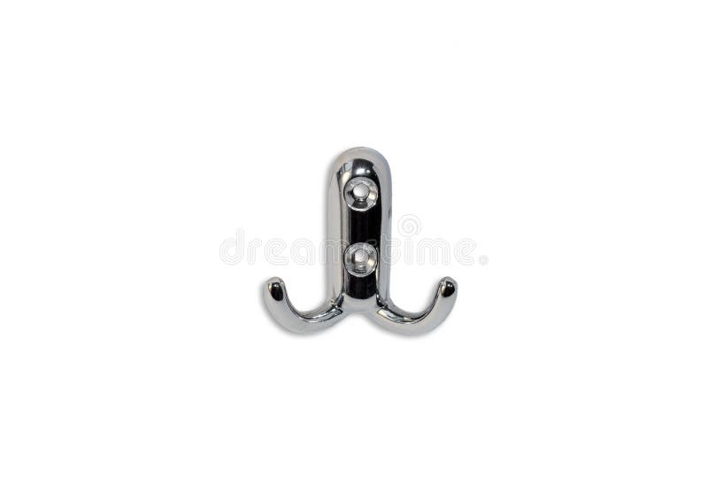 Copper Hanger Hook For Clothes Stock Image Image of double, garment