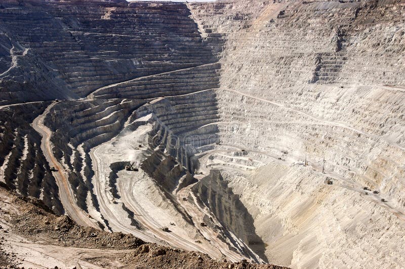 Copper Mine stock photo. Image of calama, excavation 30382102