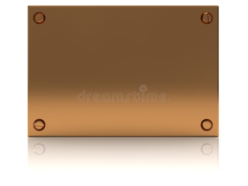 Copper plate stock illustration. Illustration of ancient 11010350