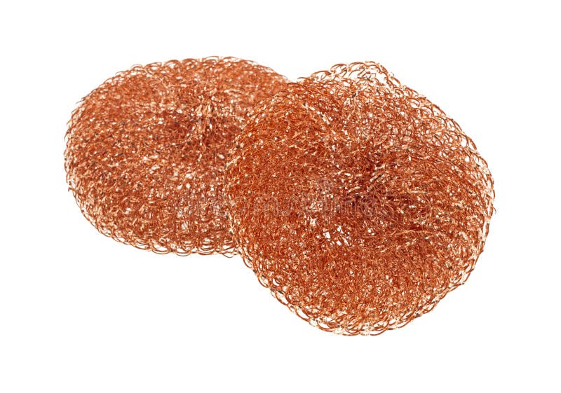 Copper scouring pads stock image. Image of background 22657363