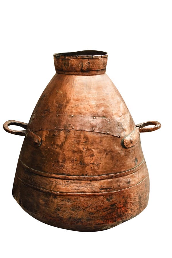 Antique Copper Vessel stock image. Image of container 18195623