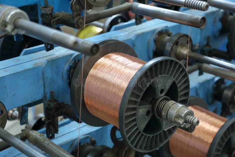 Copper wire coils stock image. Image of connect, energy 149478627