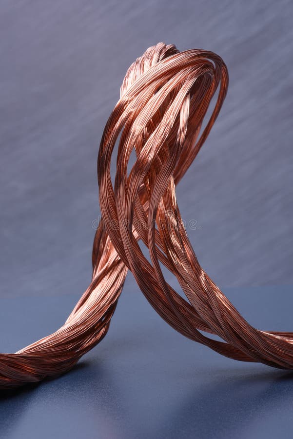 Copper Wire Concept of Industry Development Stock Photo Image of