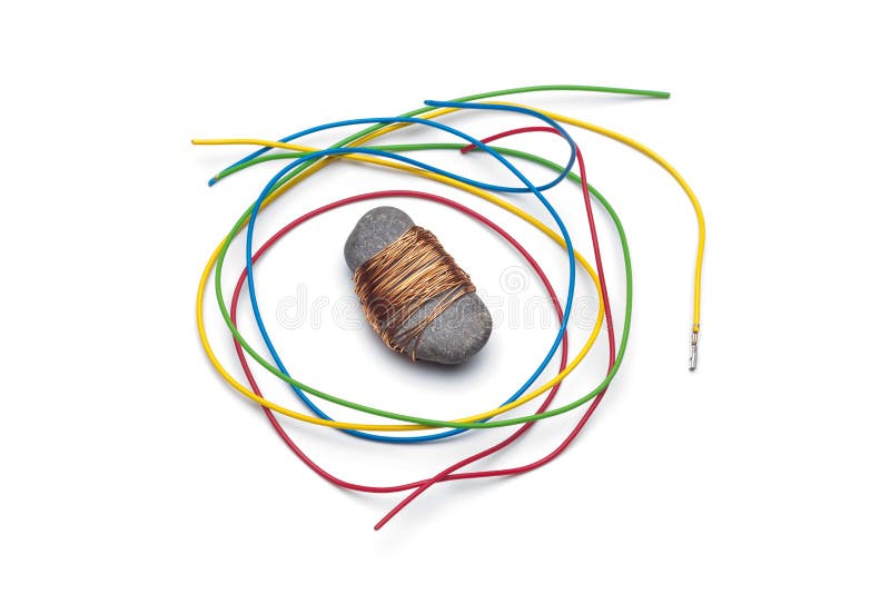 Copper Wire, Conductor of Electricity Stock Photo Image of junk, duct
