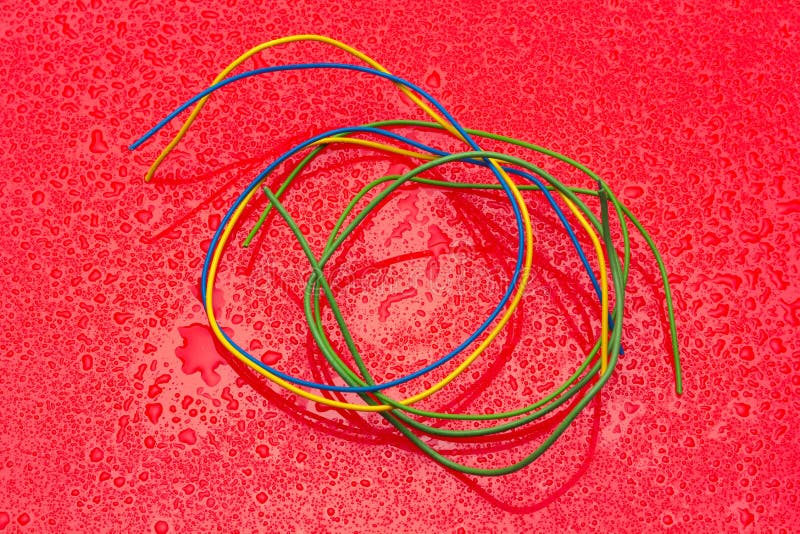 Copper Wire, Conductor of Electricity Stock Photo Image of conduit