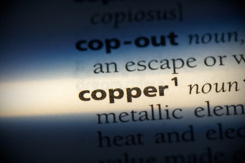 Copper stock photo. Image of idea, learn, writing, closeup 161393208