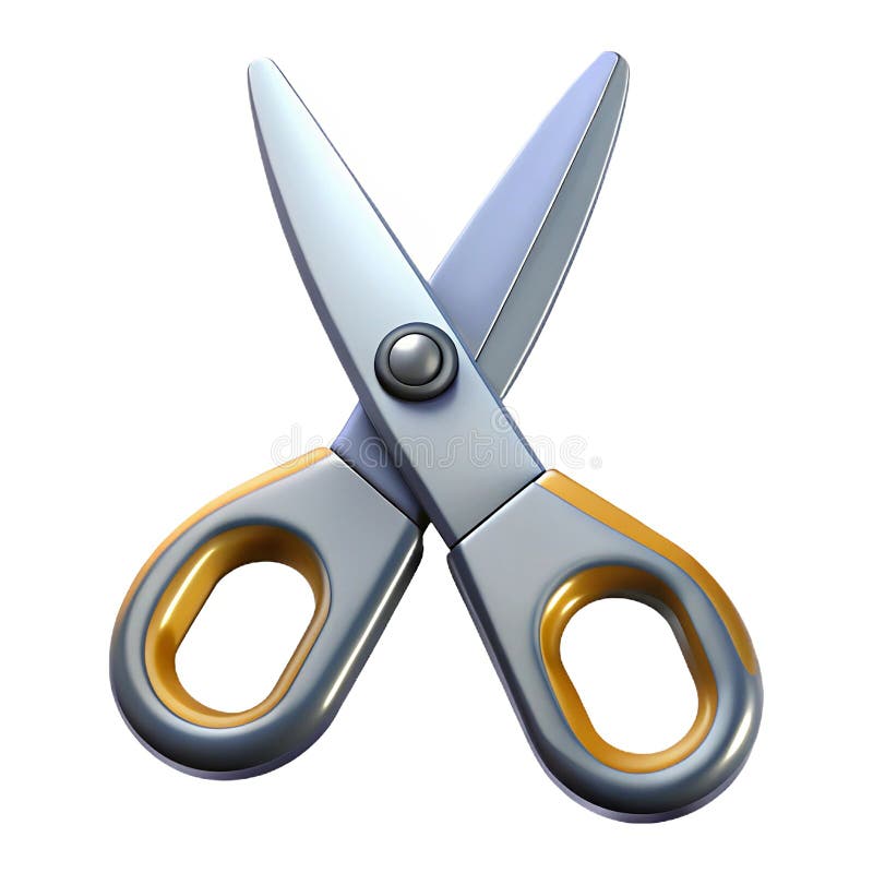 Coppia di forbici per scatto e inossidabile royalty illustrazione gratis