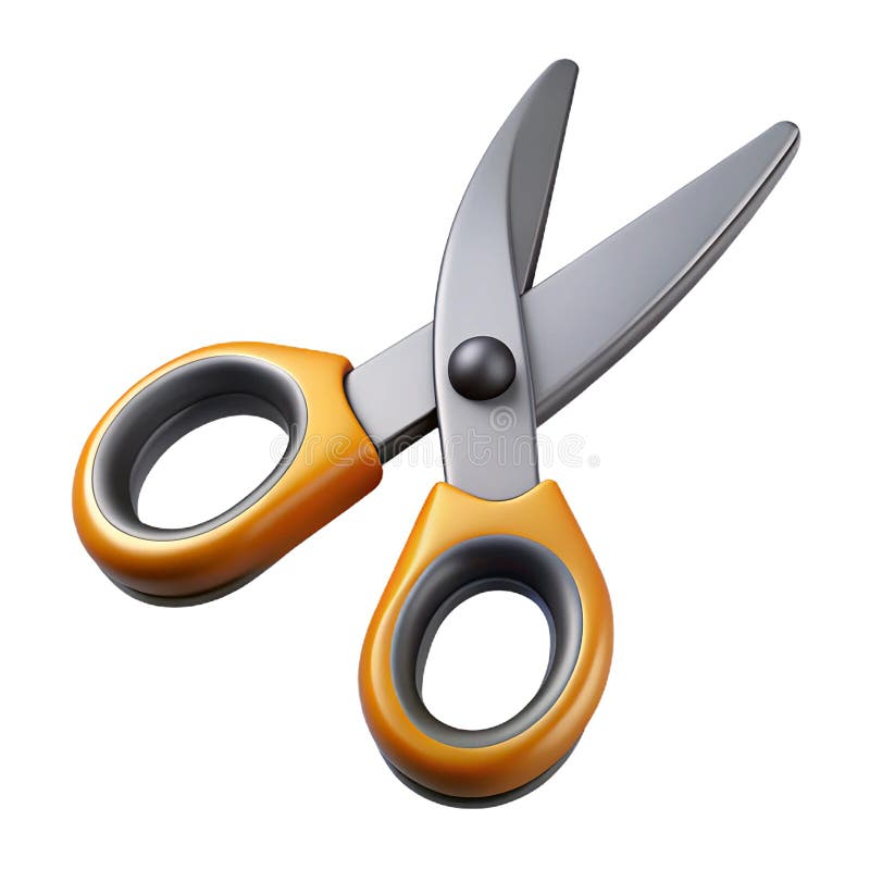 Coppia di forbici per scatto e inossidabile royalty illustrazione gratis