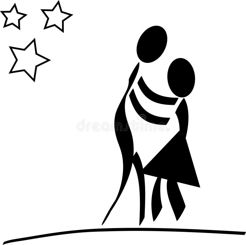 Coppie di Dancing illustrazione di stock Coppie di Dancing illustrazione di stock