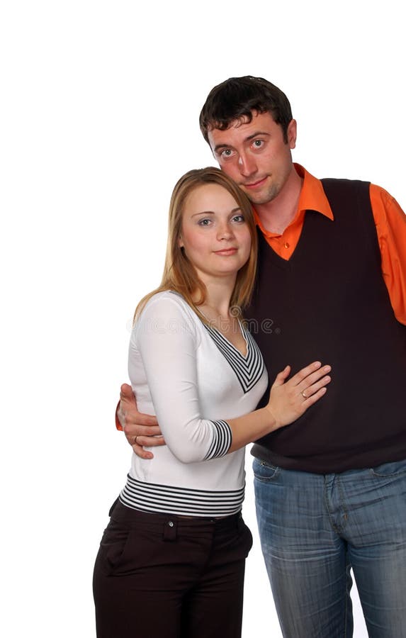 Coppia felice fotografia stock