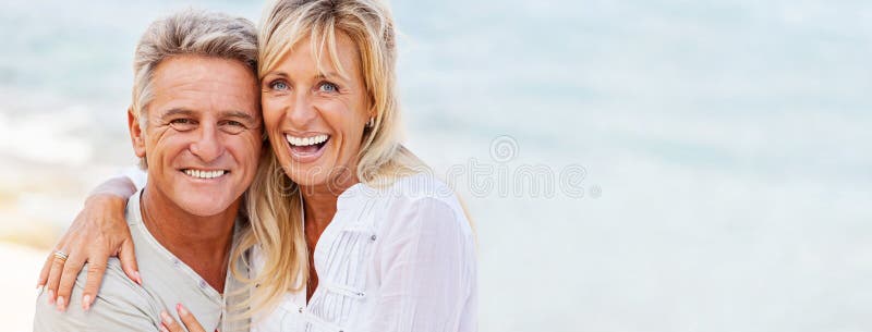 Coppie mature felici fotografia stock