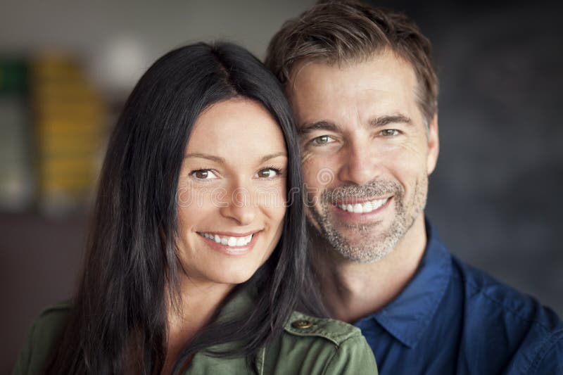 Coppie mature felici fotografie stock
