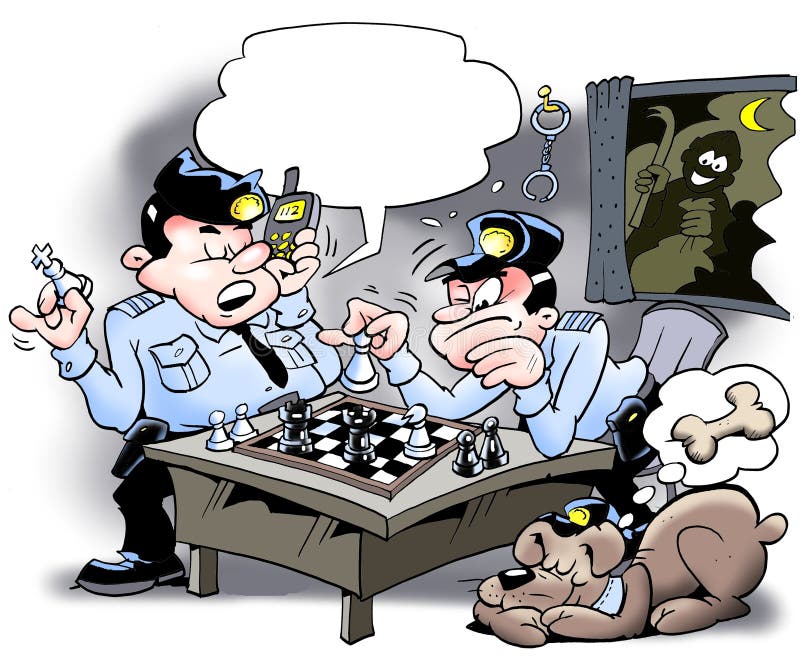 Играют в карты на мента. Шахматы преступники и полицейские. Полицейские играют в шахматы.