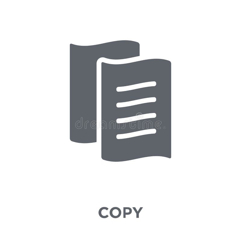 Copy design. Сигнальный экземпляр значок. Имя рабочей копии icon.