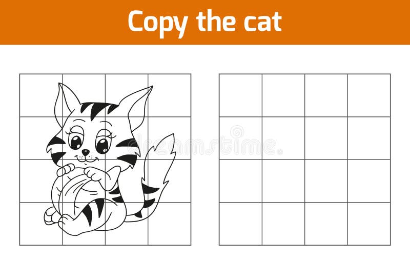 Copy the picture: cat vector illustration Copy the picture: cat vector illustration