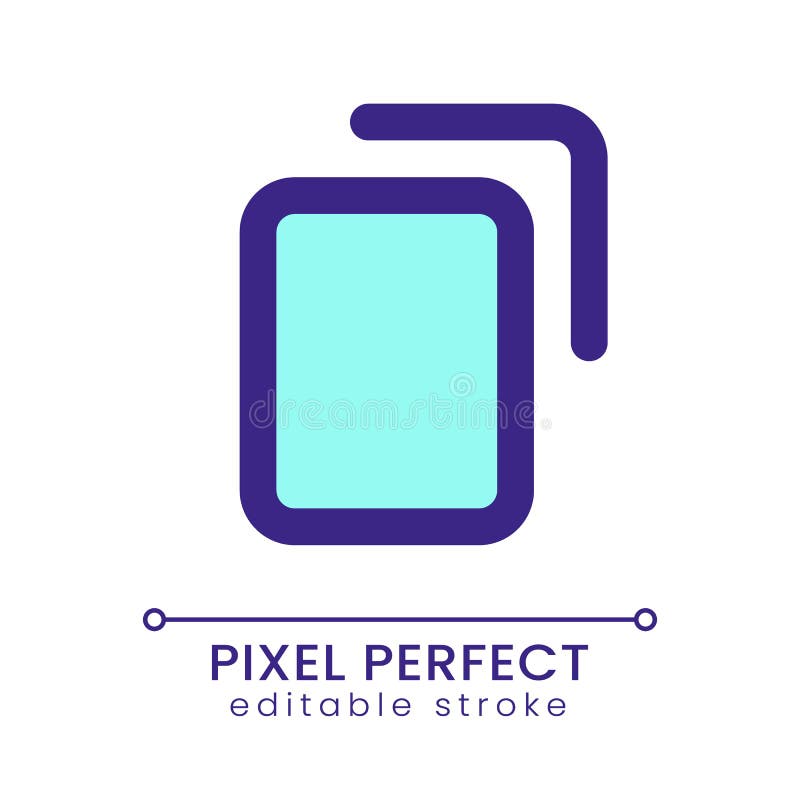 Copy pixel perfect RGB color ui icon royalty free illustration