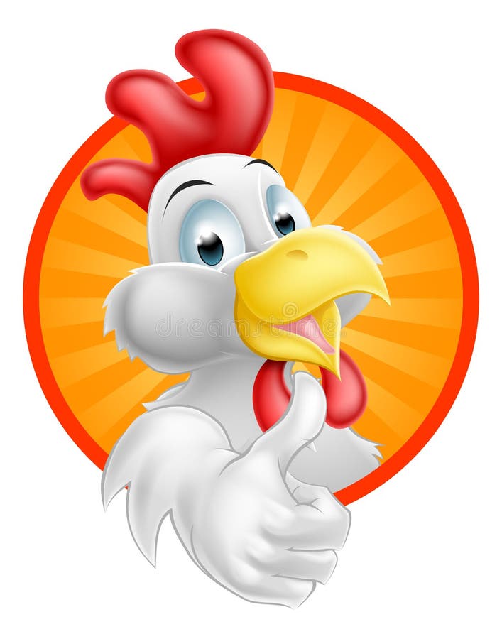 Coq de bande dessinée illustration stock Coq de bande dessinée illustration stock