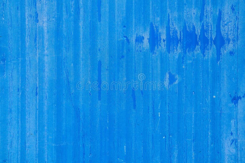 Cor azul ondulada da folha de metal Para o fundo, textura foto de stock Cor azul ondulada da folha de metal Para o fundo, textura foto de stock