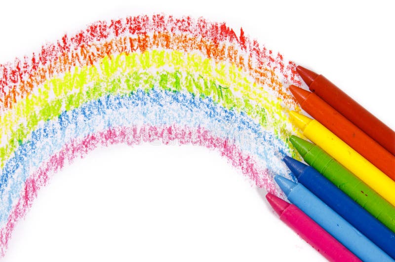 Cor colorida do pastel do arco-íris para crianças