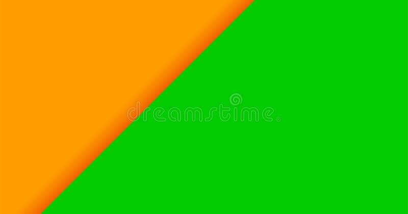 Cor De Fundo Laranja E Verde Para Banner Dois Tons Cores Opostas