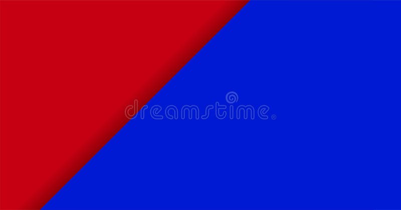 Cor De Fundo Vermelho E Azul Para Banner, Duas Cores Opostas De