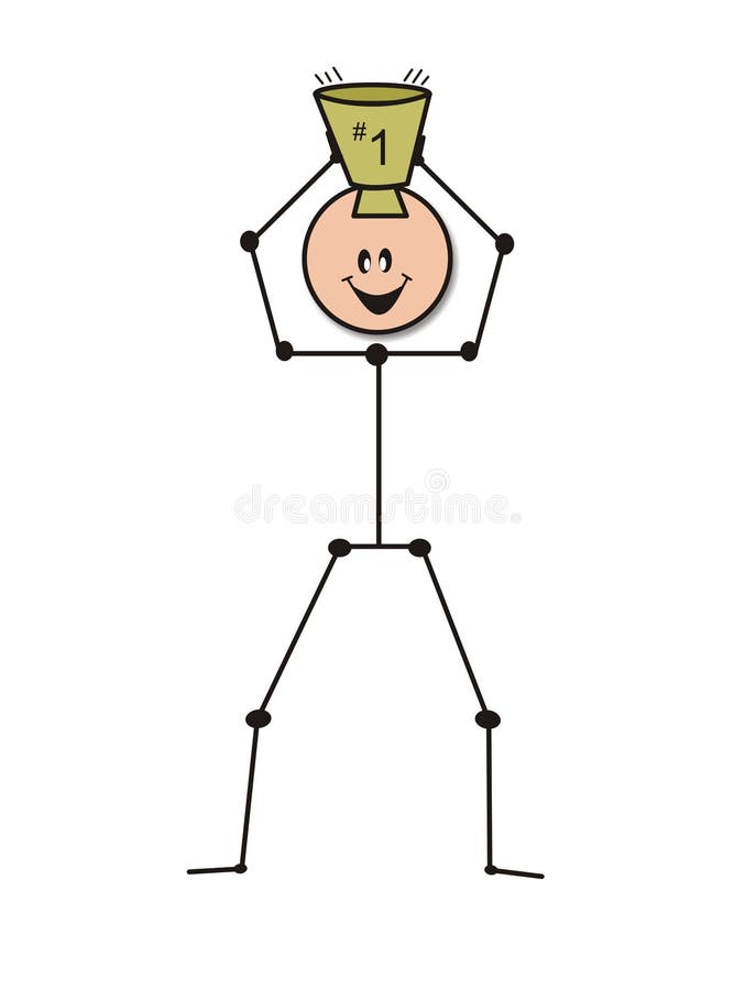 Cor do vencedor ilustração royalty free Cor do vencedor ilustração royalty free