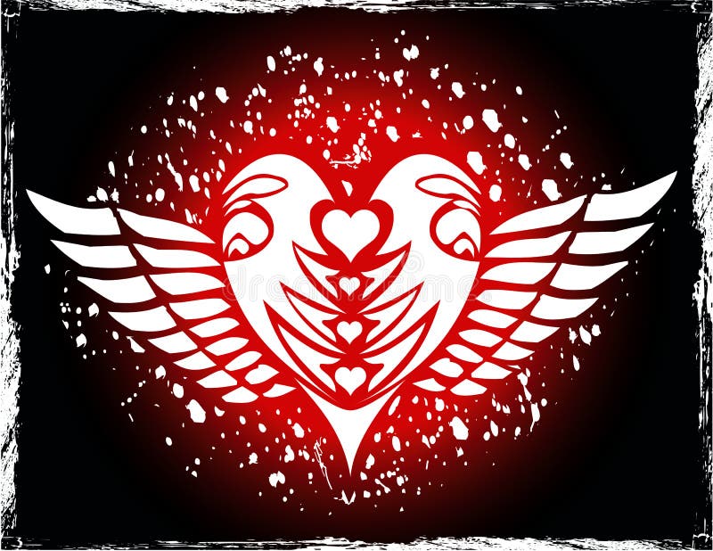 Cor Grunge Quatro ilustração royalty free