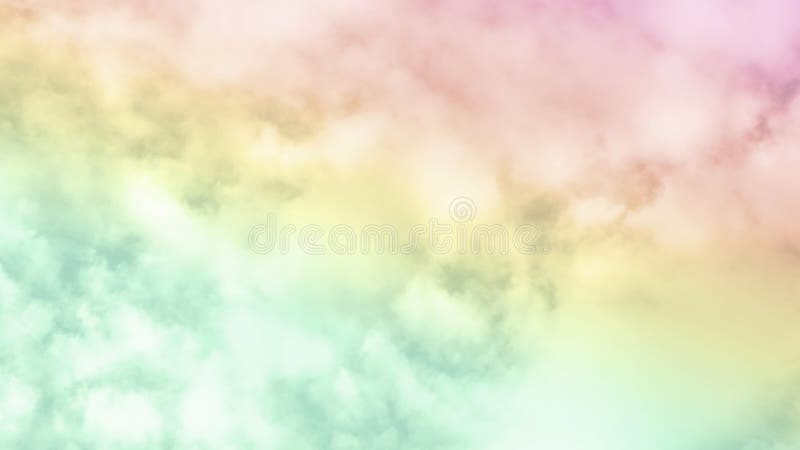 Cor pastel doce de uma nuvem para um fundo imagens de stock