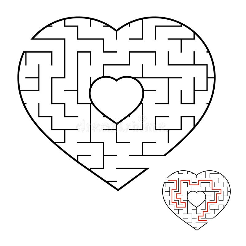 Labirinto Do Jogo Da Lógica Da Educação Para Crianças Encontre a Maneira  Direita Linha Preta Isolada Do Labirinto Quadrado Simple Ilustração do  Vetor - Ilustração de quadrado, busca: 149320490