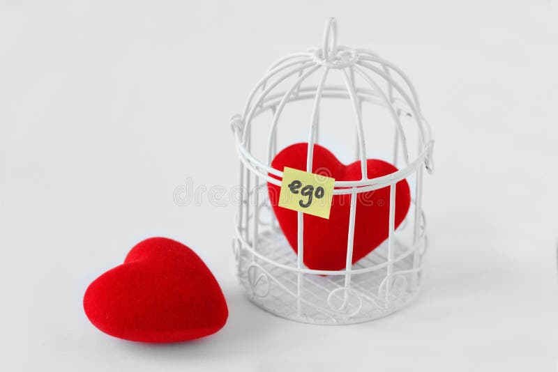 Coração Em Uma Gaiola De Pássaro E Coração Livre - Conceito Do Amor E Da  Liberdade Imagem de Stock - Imagem de desapontamento, fundo: 127677361