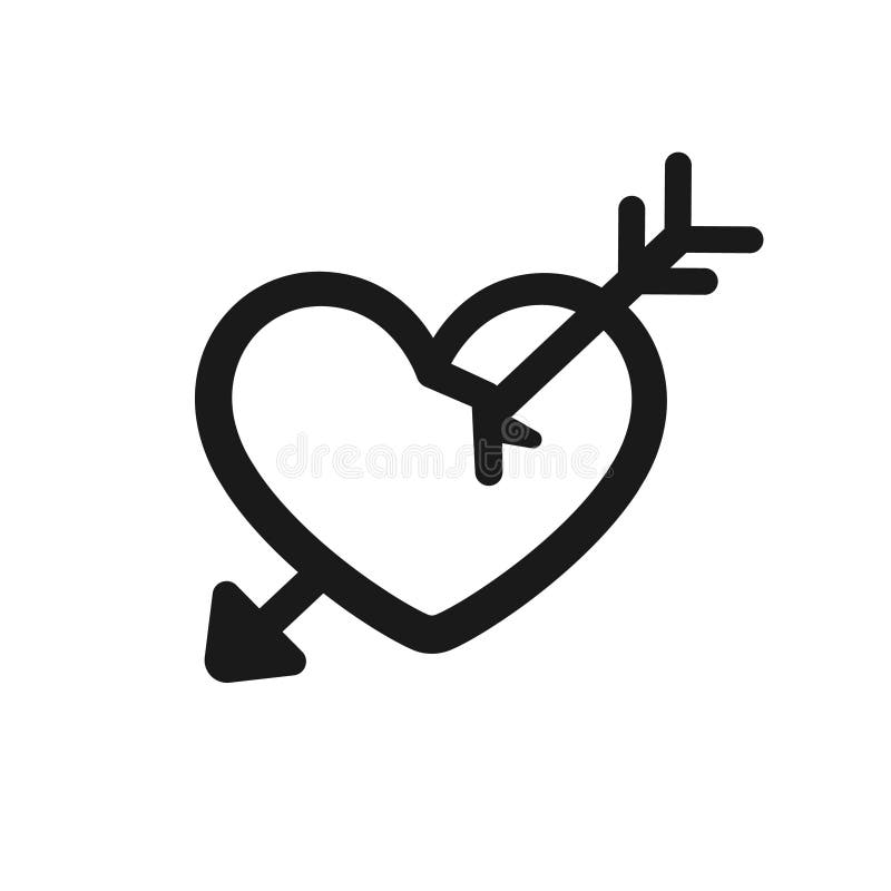 Desenho Do ícone Do Contorno Branco E Preto Do Cadeado Em Forma De Coração  Fofo. Ilustração do Vetor - Ilustração de elemento, fofofo: 201629887
