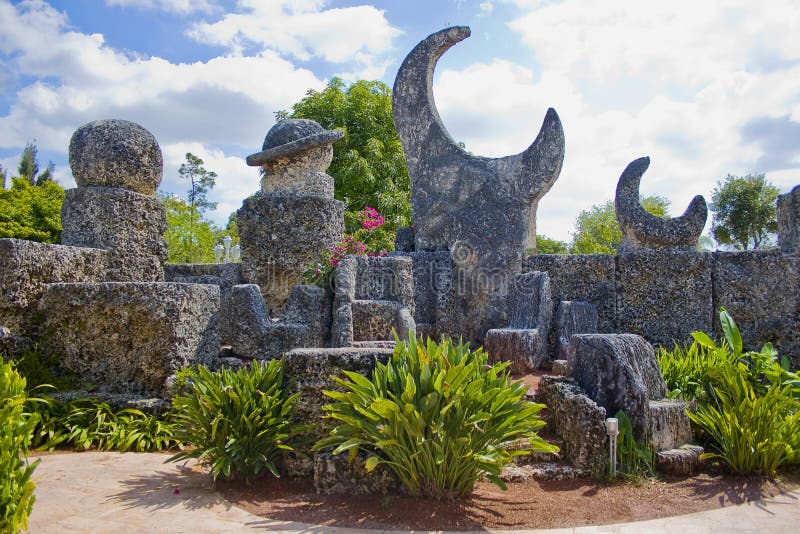 Coral Castle stock photo. Image of supernatural, heavy 85523748