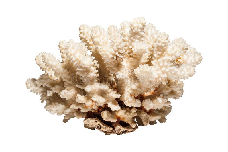 White coral isolated stock image. Image of fossil, reef - 13212277