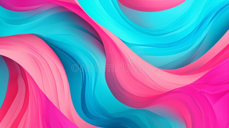 Model de optică de artă retro-pop de culoare roz-coral și aqua-albastru vector illustration