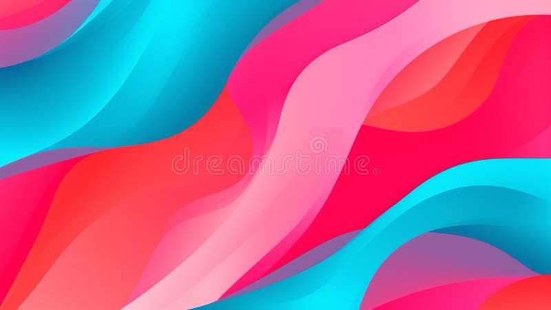 Model de optică de artă retro-pop de culoare roz-coral și aqua-albastru vector illustration