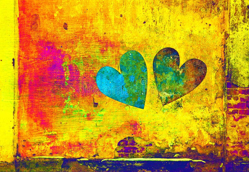 Corazones creativos Exposición doble, fondo multicolor brillante fotografía de archivo libre de regalías Corazones creativos Exposición doble, fondo multicolor brillante fotografía de archivo libre de regalías