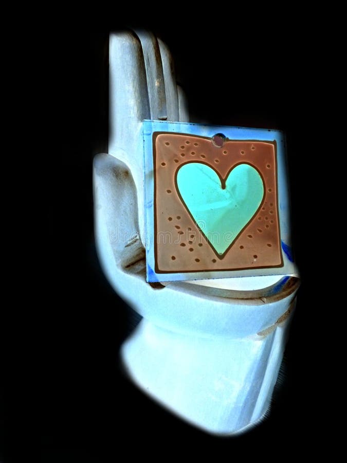 Corazón en su funda foto de archivo Corazón en su funda foto de archivo