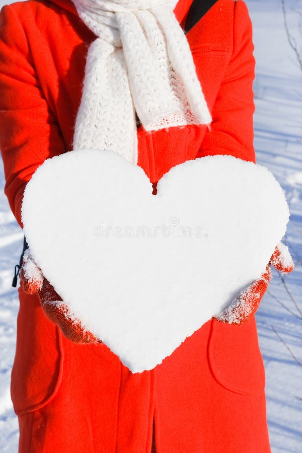 Cor de neve fotos de stock royalty free