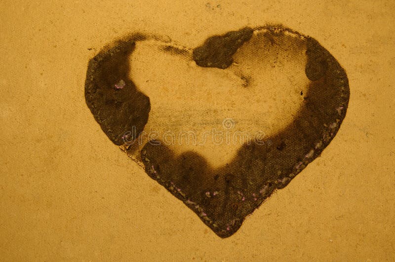 Download Coração de Grunge foto de stock. Imagem de paixão, fevereiro - 59680