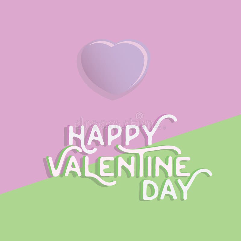 Coração feliz do dia do ` s do Valentim, cumprimentando o holid feliz do dia de são valentim