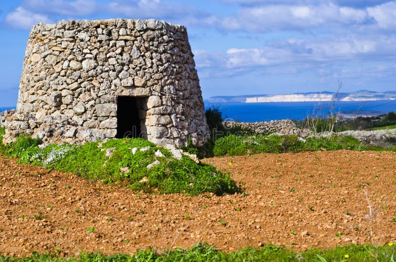 Corbelled stone hut