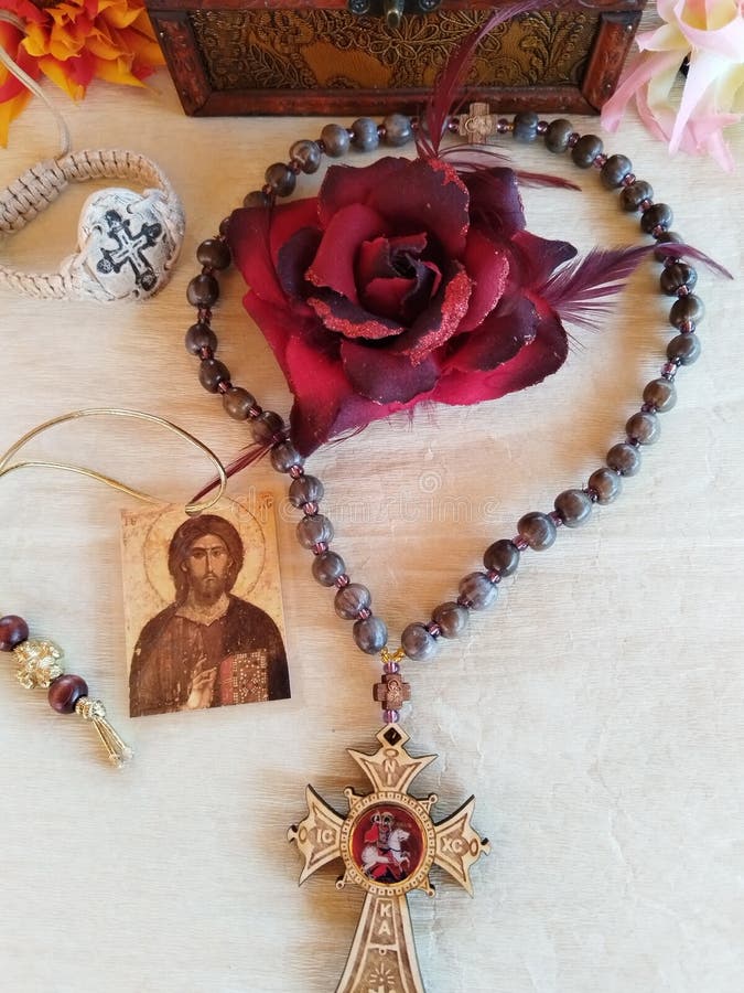 Beautiful Mary Tears prayer rope with preciosa seed beads and big wooden cros with Saint George sticker. Beautiful Mary Tears prayer rope with preciosa seed beads and big wooden cros with Saint George sticker.