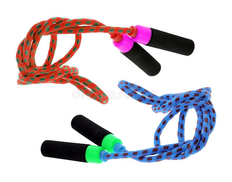 Cordas de saltar imagens de stock