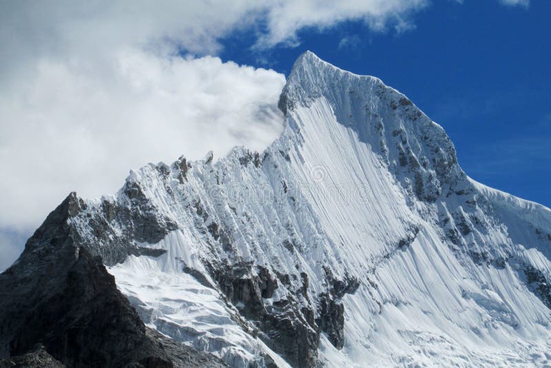 Cordillera Blanca stock photo. Image of hiking, huge - 78122106