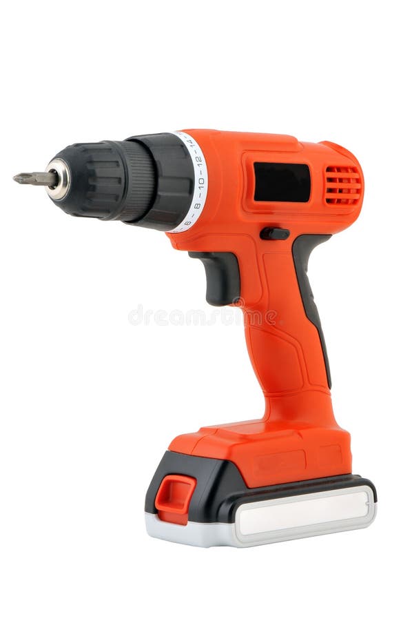 Cordless Drill and Drill Bits Stock Photo - Image of tools, adjustable ...