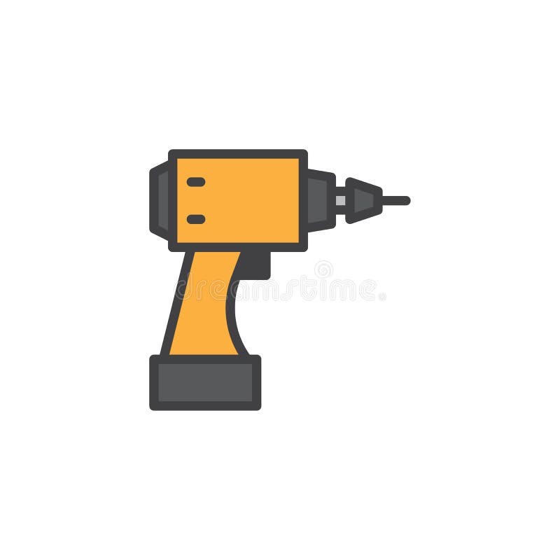 Cordless Drill Outline Stock Illustrations – 1,604 Cordless Drill ...