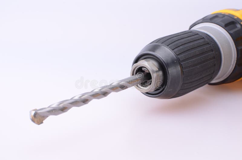 Cordless Drill with Masonry Bit Stock Photo Image of masonry, tool